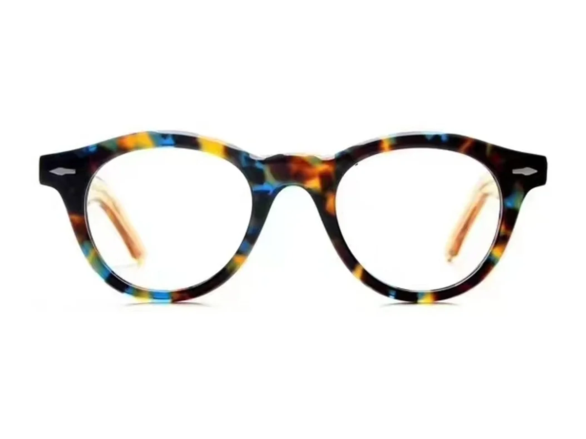 Acetate eyeglass frame model 23052 centered on a white background
