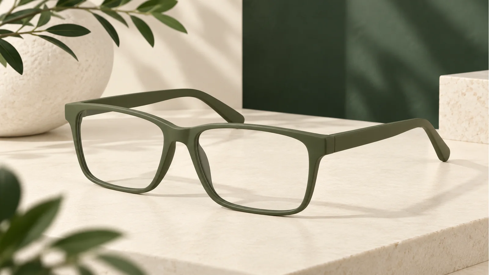 Concept illustration of a matte molded-plastic-style frame