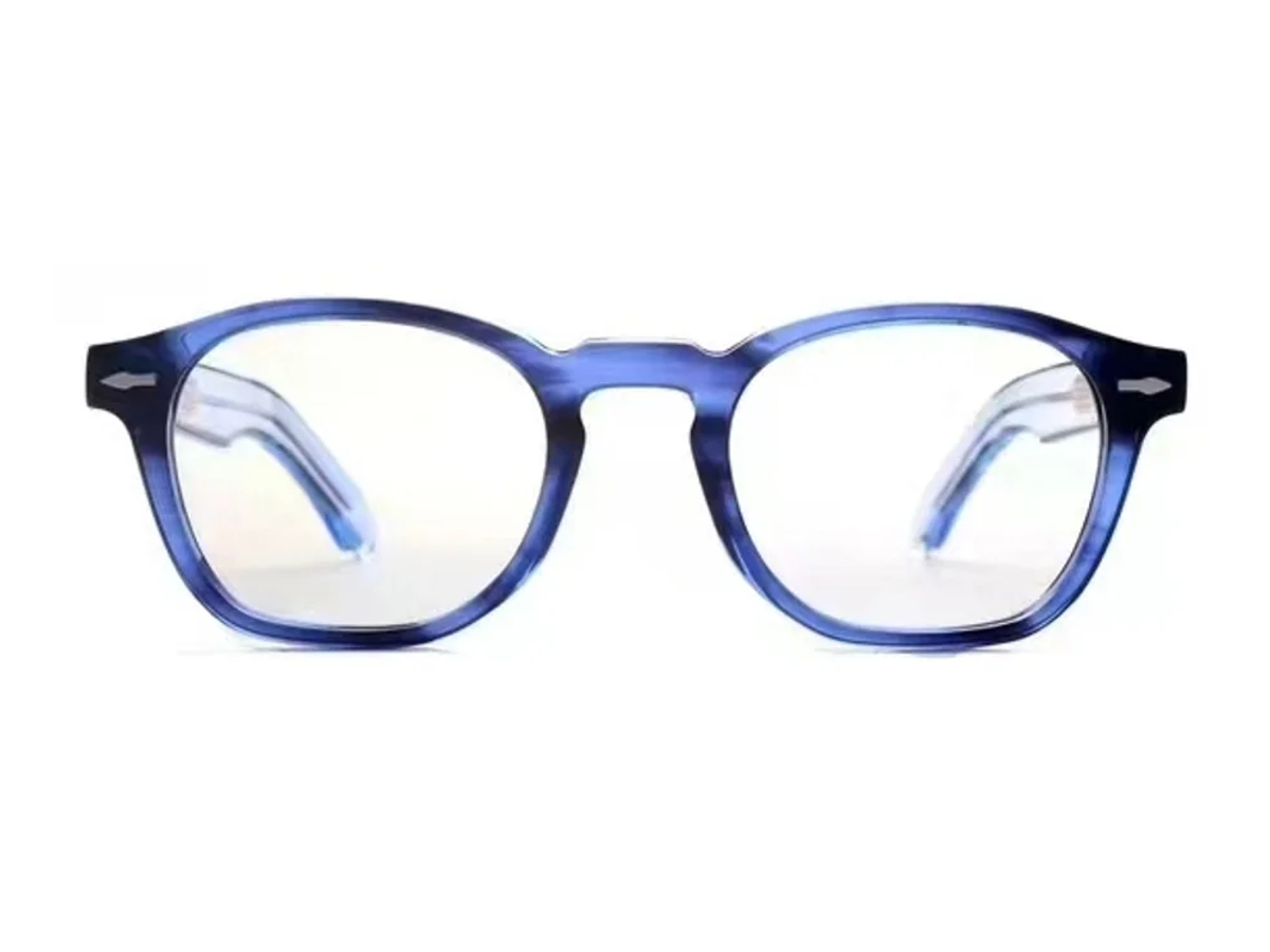 Acetate eyeglass frame model 23051 centered on a white background