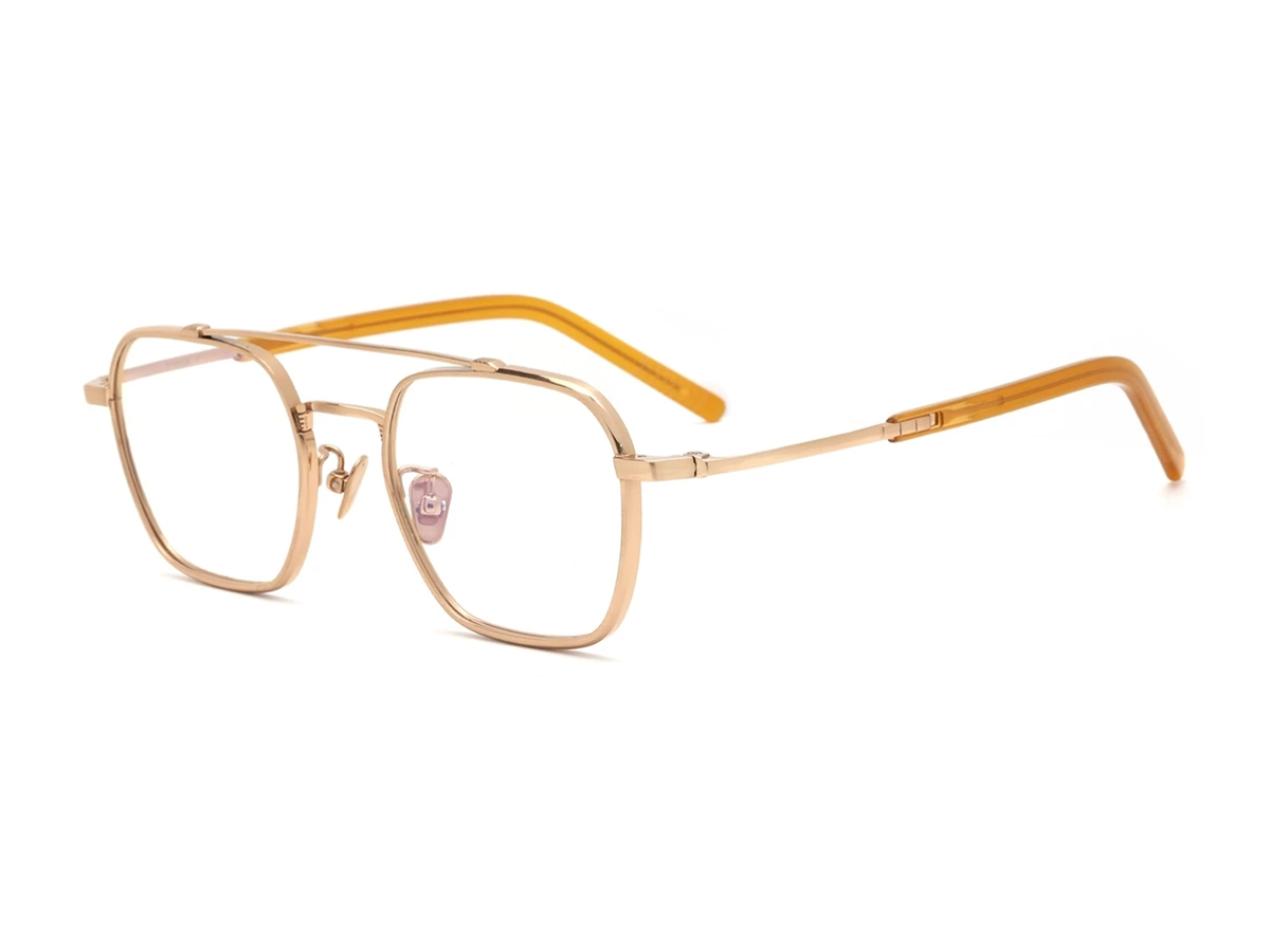 Pure titanium eyeglass frame model CK90311 centered on a white background
