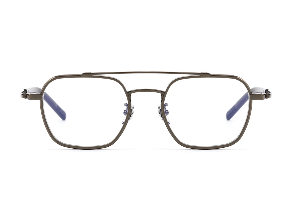 Pure titanium eyeglass frame model CK90311 shown from the front