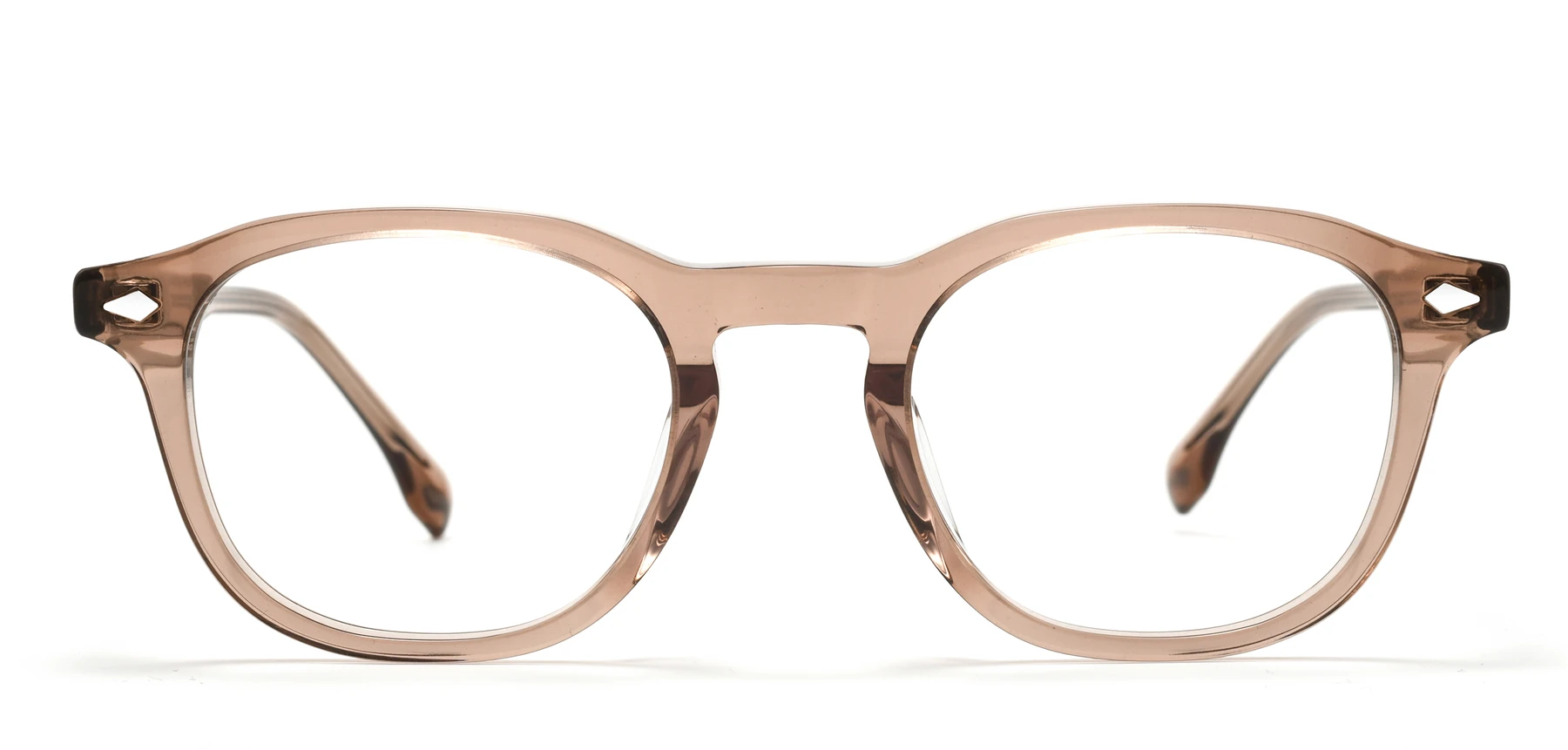 Front view of acetate eyeglass frame GG6011F