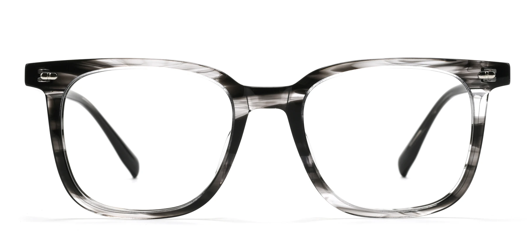 Front view of acetate eyeglass frame GG6017F