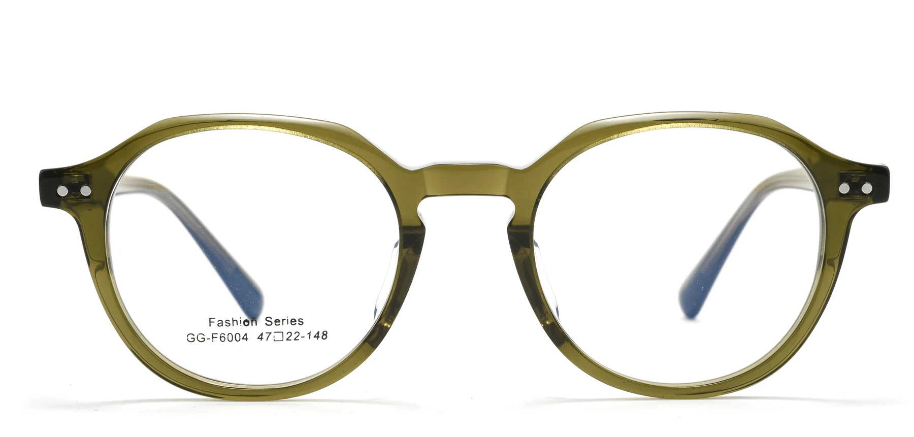 Acetate eyeglass frame GGF6004BJZ viewed from the front